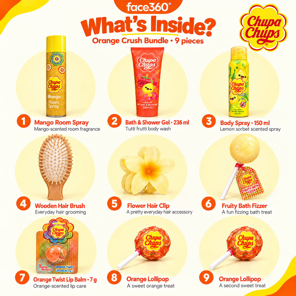 Citrus Sunshine 9-Piece Set