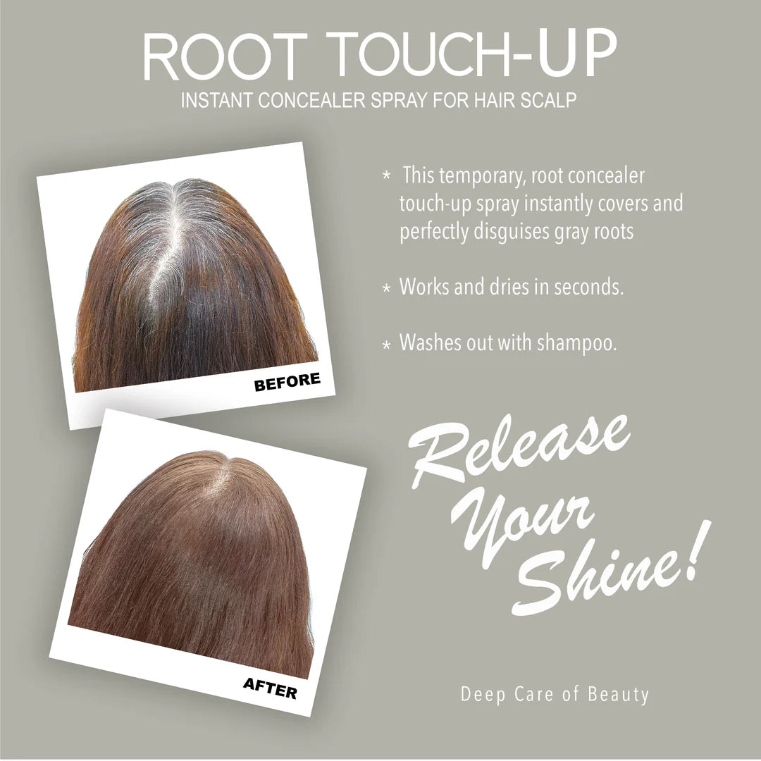 Neva Root Touch Up Hair Color Spray – Blonde – 75ml | Instant Gray Coverage, Long-Lasting Finish