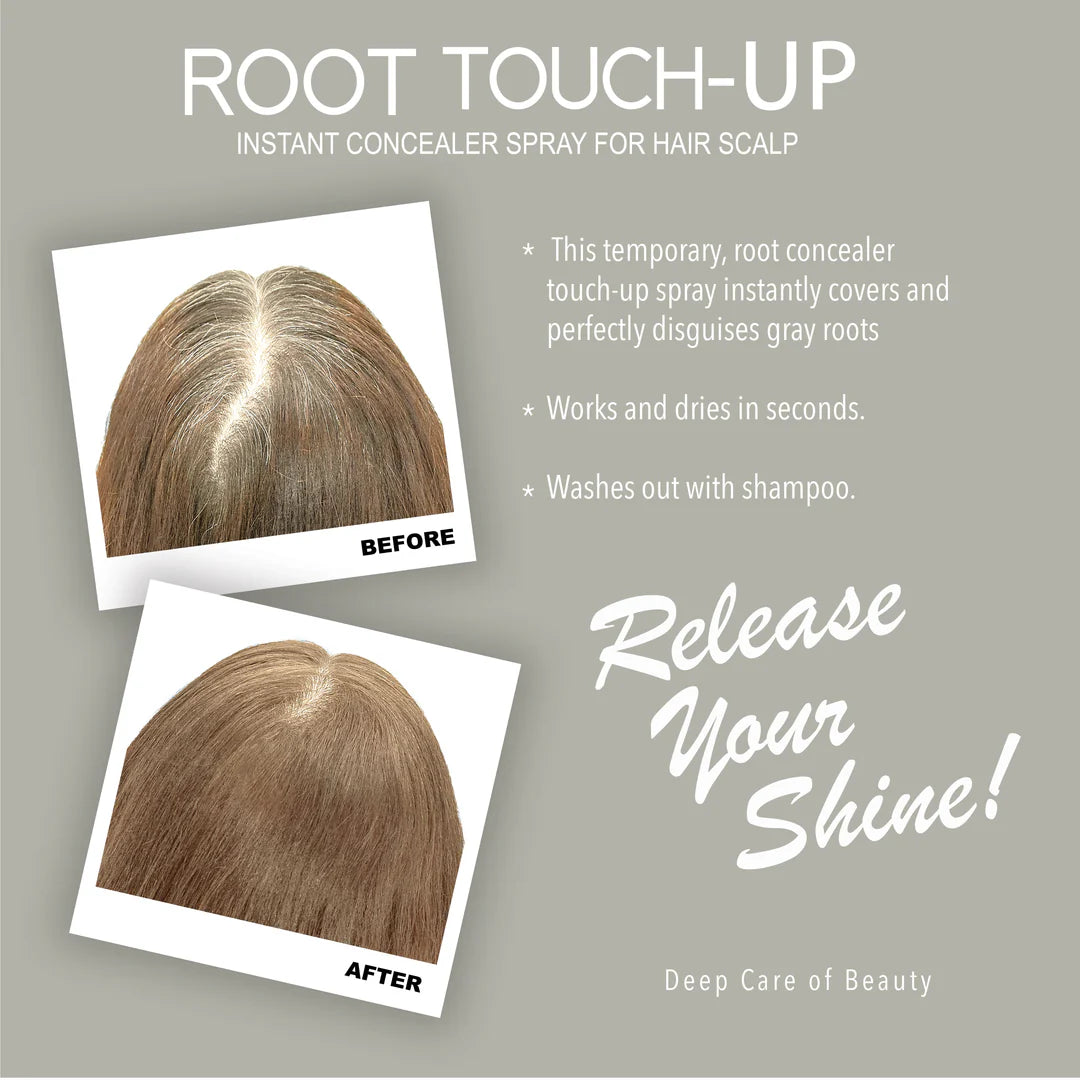 Neva Root Touch Up Hair Color Spray – Light Blonde – 75ml | Instant Gray Coverage, Long-Lasting Finish