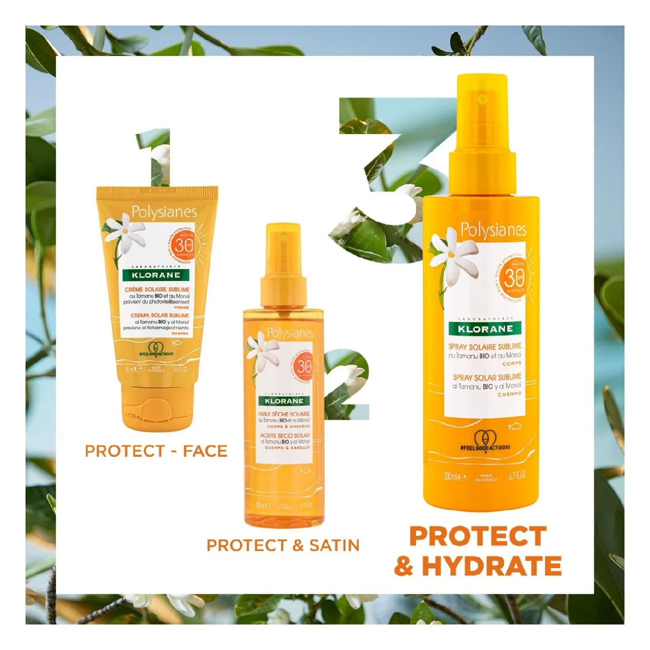 Klorane Polysianes Sublime Sun Spray SPF30 200ml