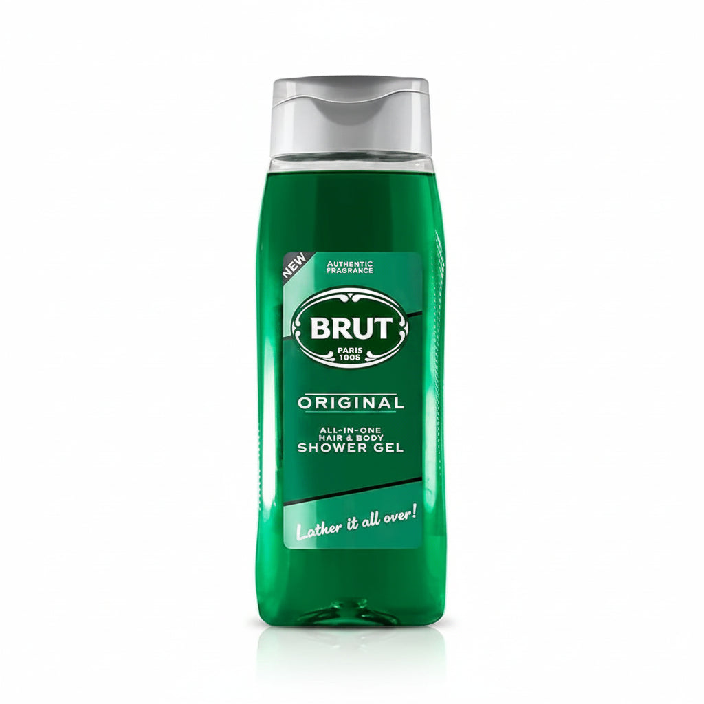 Brut Original All In One Hair and Body Shower Gel 500ml