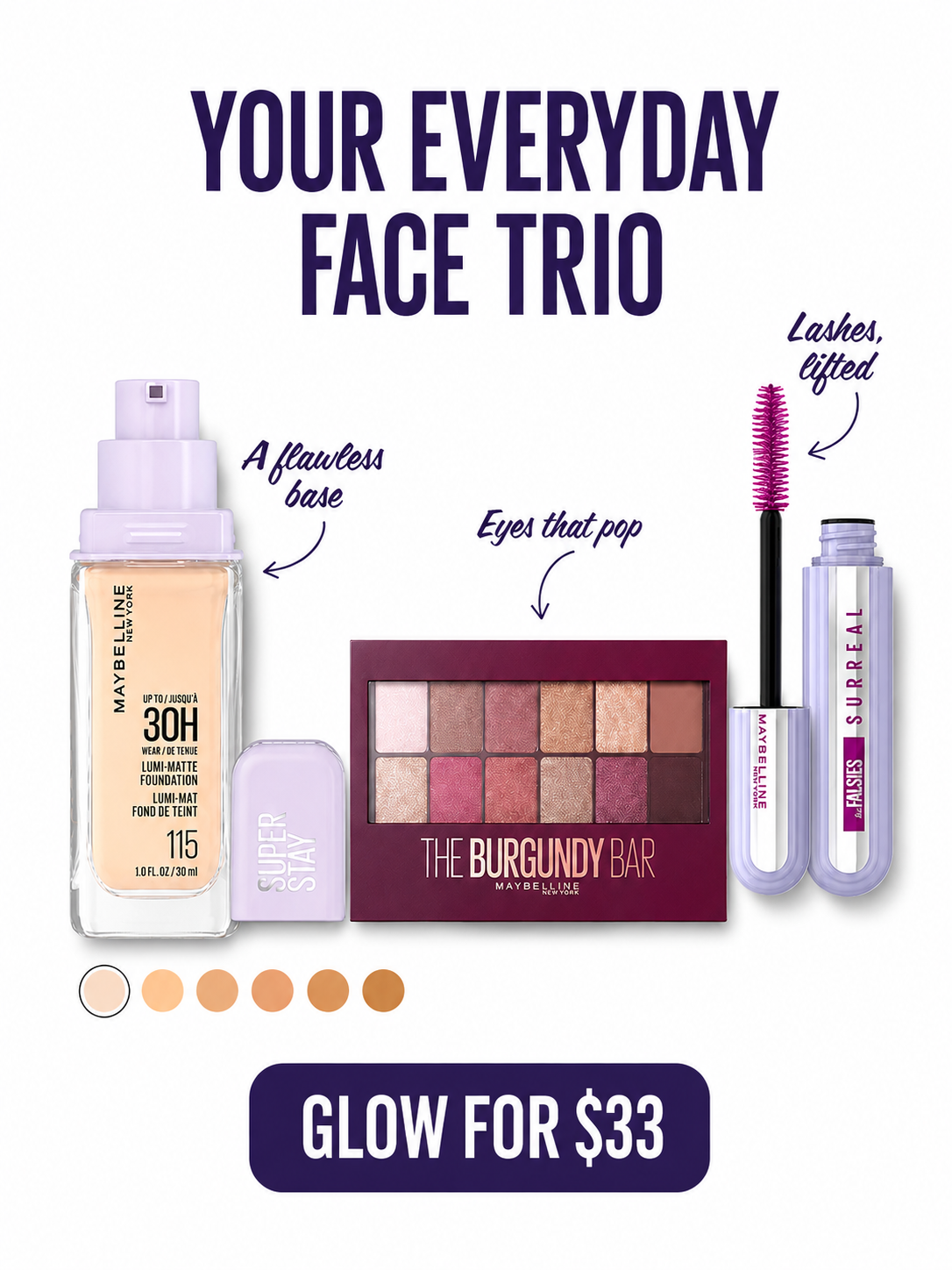 The Maybelline It-Girl Everyday Kit -SAVE 6$