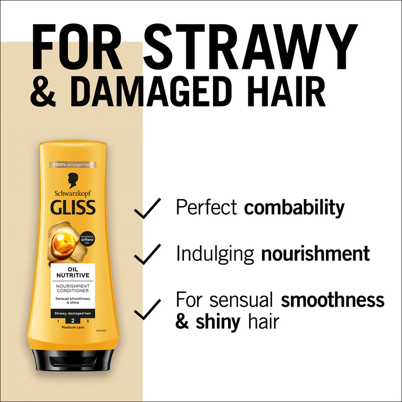 Schwarzkopf Gliss Conditioner Oil Nutritive 200ml