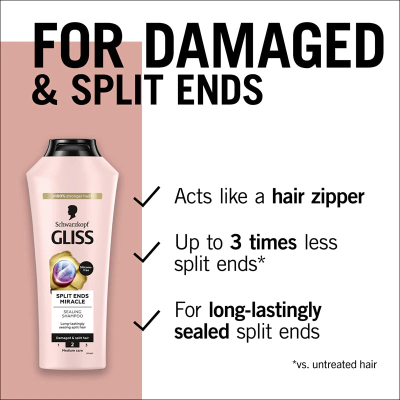 Schwarzkopf Gliss Shampoo Split Hair Miracle 400ml