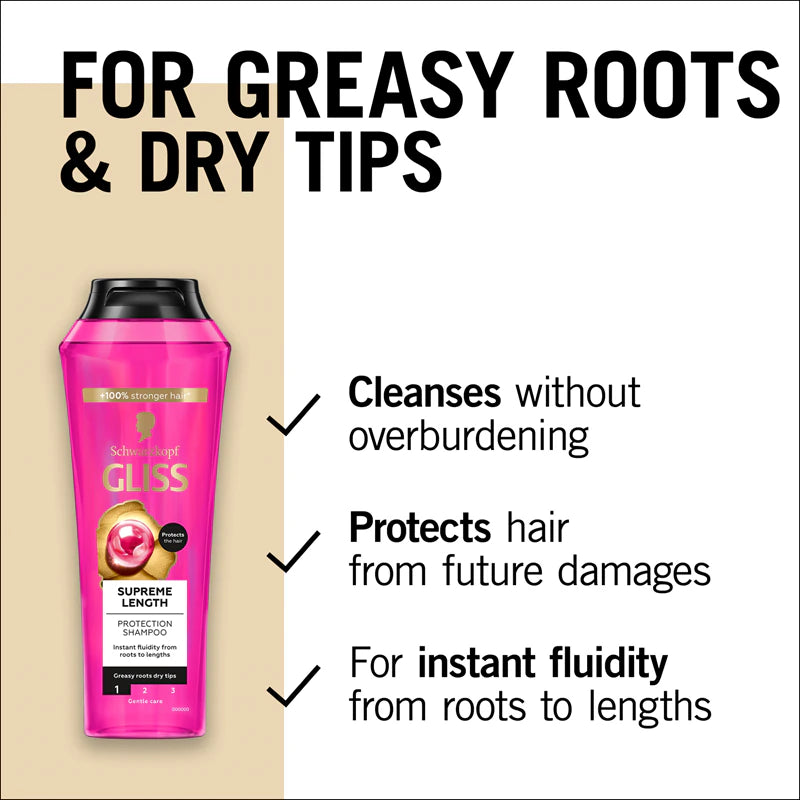 Schwarzkopf Gliss Supreme Length Shampoo 400ml