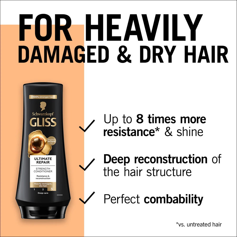 Schwarzkopf Gliss Conditioner Ultimate Repair 200ml