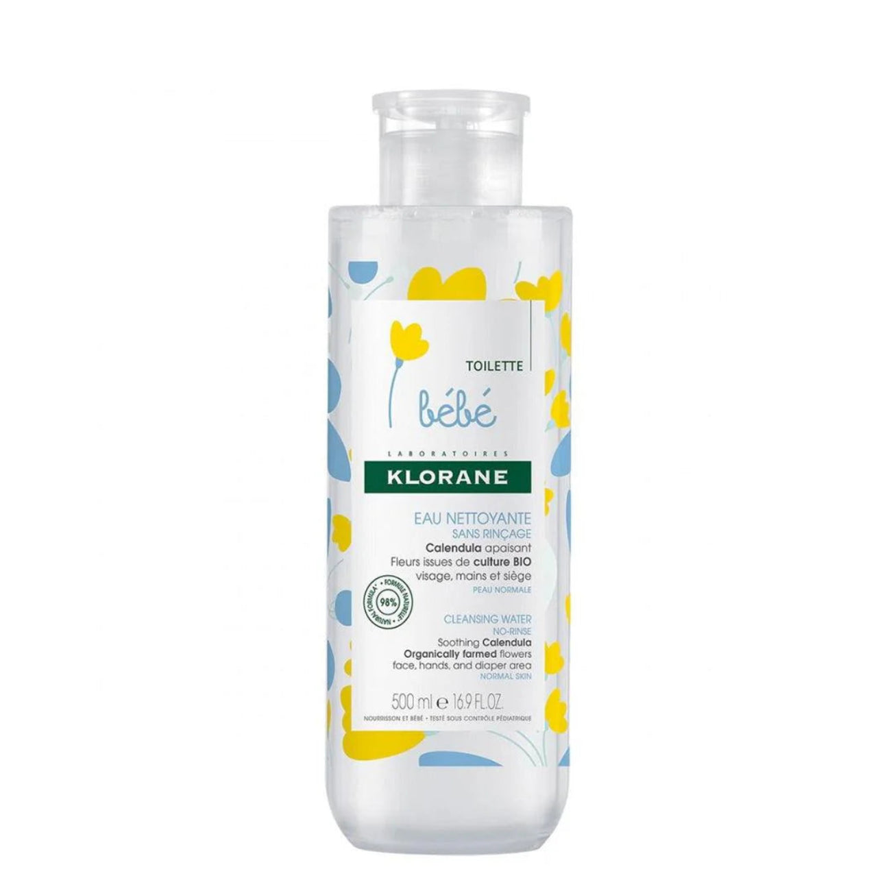 Klorane Bébé Cleansing Micellar Water - No Rinse Formula