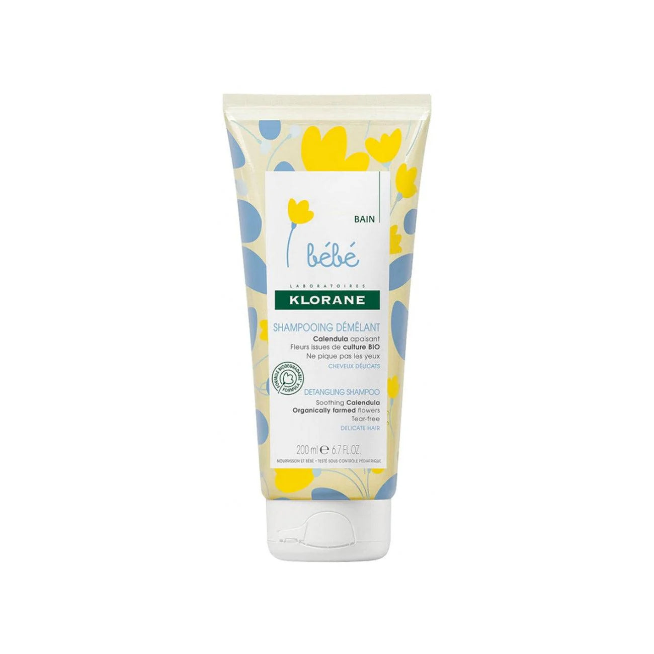 Klorane Bébé Gentle Detangling Shampoo - Fine, Delicate Hair