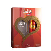 SHE IS LOVE GIFT PACK FOR WOMEN - EDT & DEODORANT