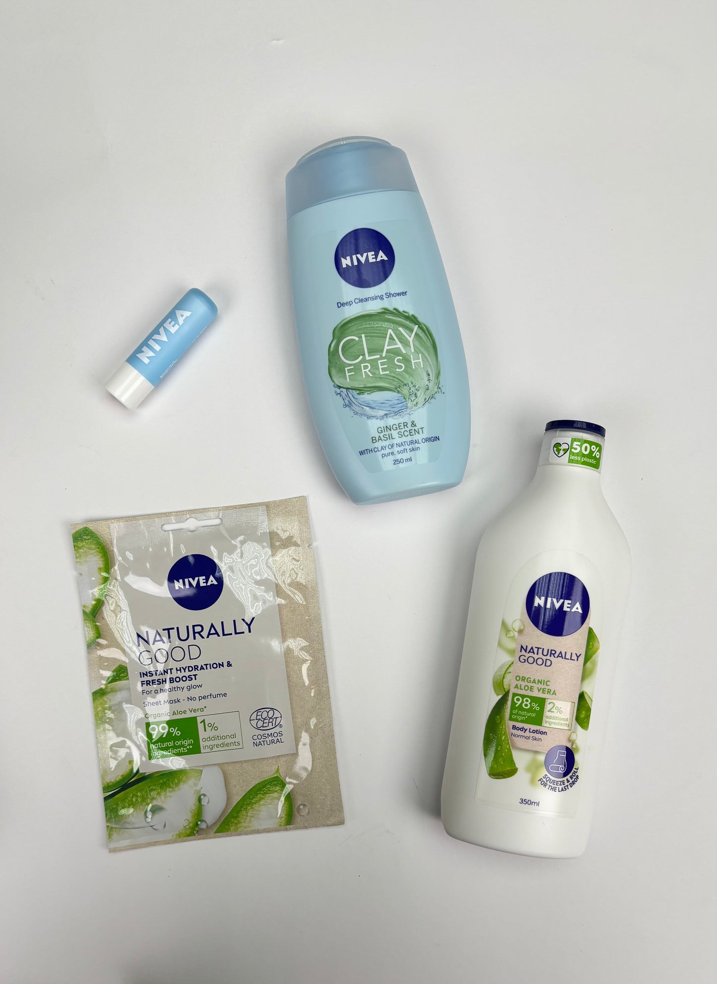 Nivea Natural Wellness set (5 pcs)