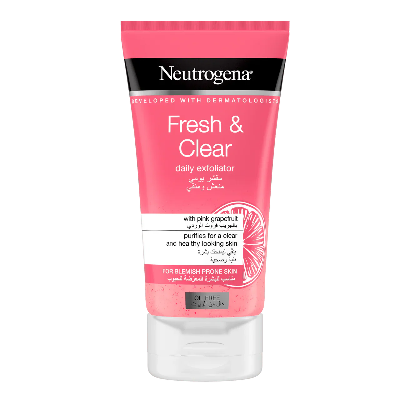 Fresh & Clear Daily Exfoliator – Pink Grapefruit