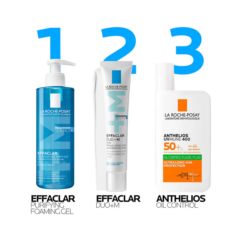 La Roche-Posay Effaclar Acne Foaming Cleansing Gel – Deep Clean for Oily & Acne-Prone Skin