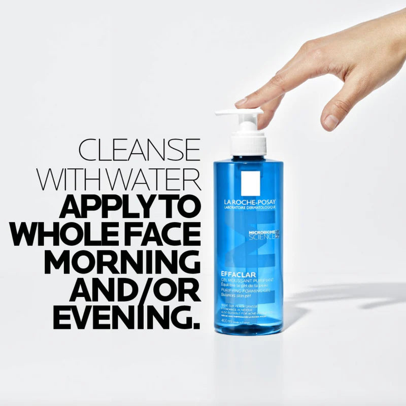 La Roche-Posay Effaclar Acne Foaming Cleansing Gel – Deep Clean for Oily & Acne-Prone Skin