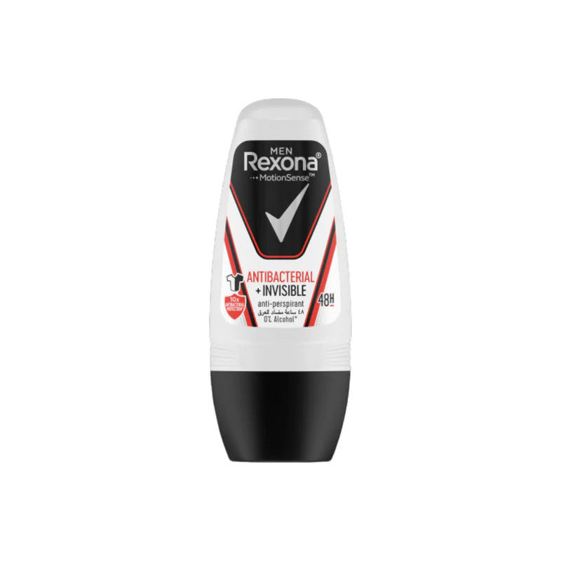 Rexona Men Antiperspirant Antibacterial + Invisible Roll-On 50ml