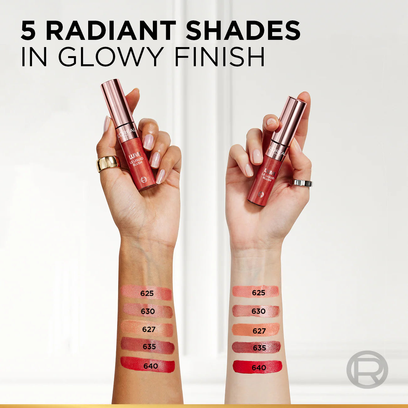 L'Oréal Paris Lumi Le Liquid Blush with a Glowy Radiant Natural Blush Finish, Weightless and Buildable 11ml