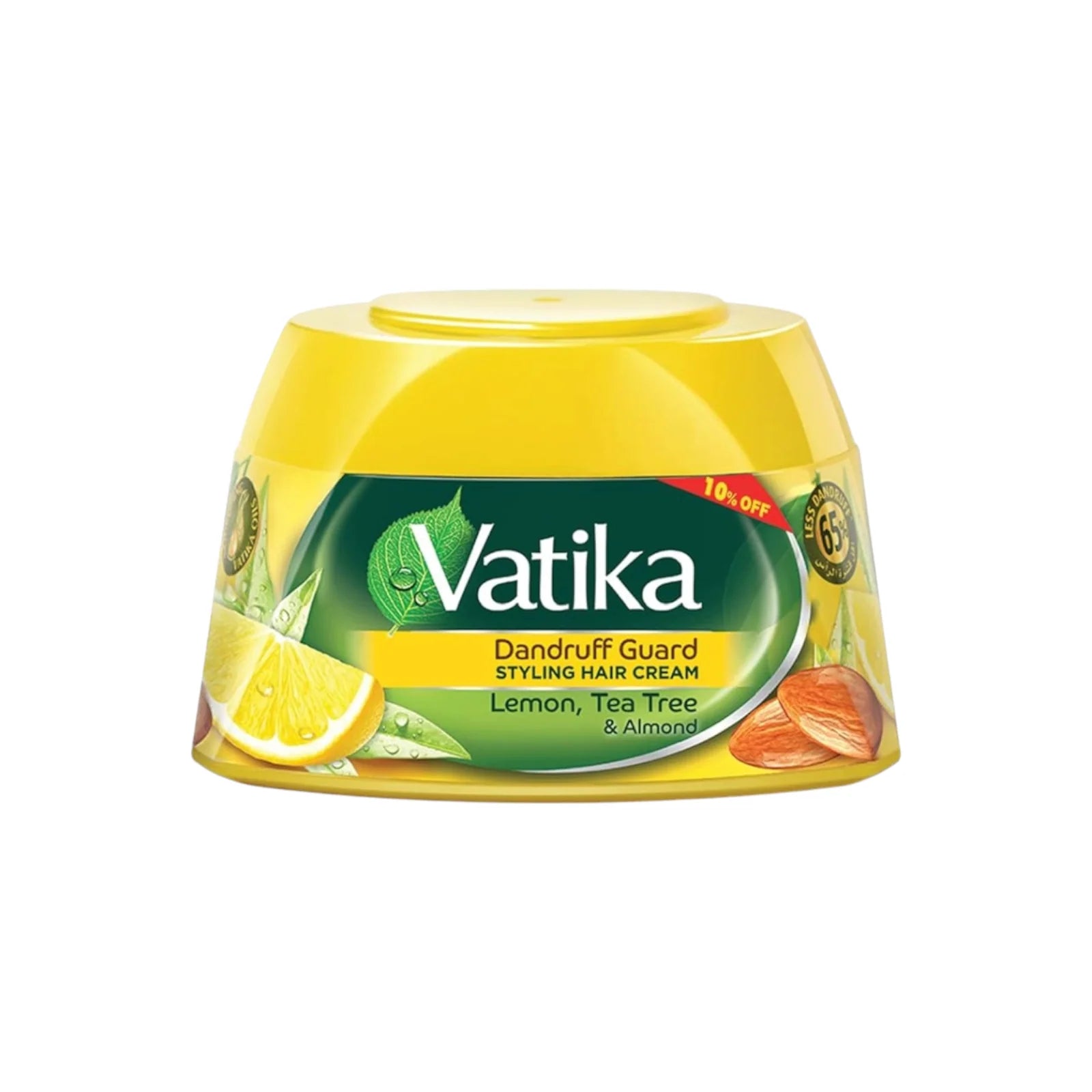 VATIKA DANDRUFF GUARD STYLING HAIR CREAM LEMON, TEA TREE & ALOMND 140ML