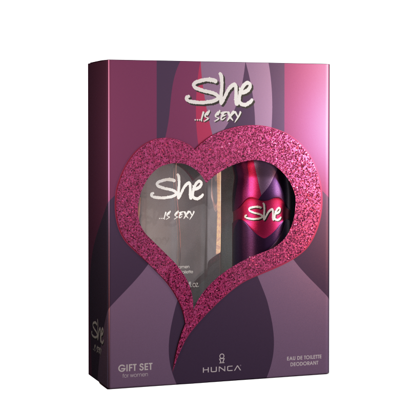 SHE IS SEXY GIFT PACK FOR WOMEN - EDT & DEODORANT