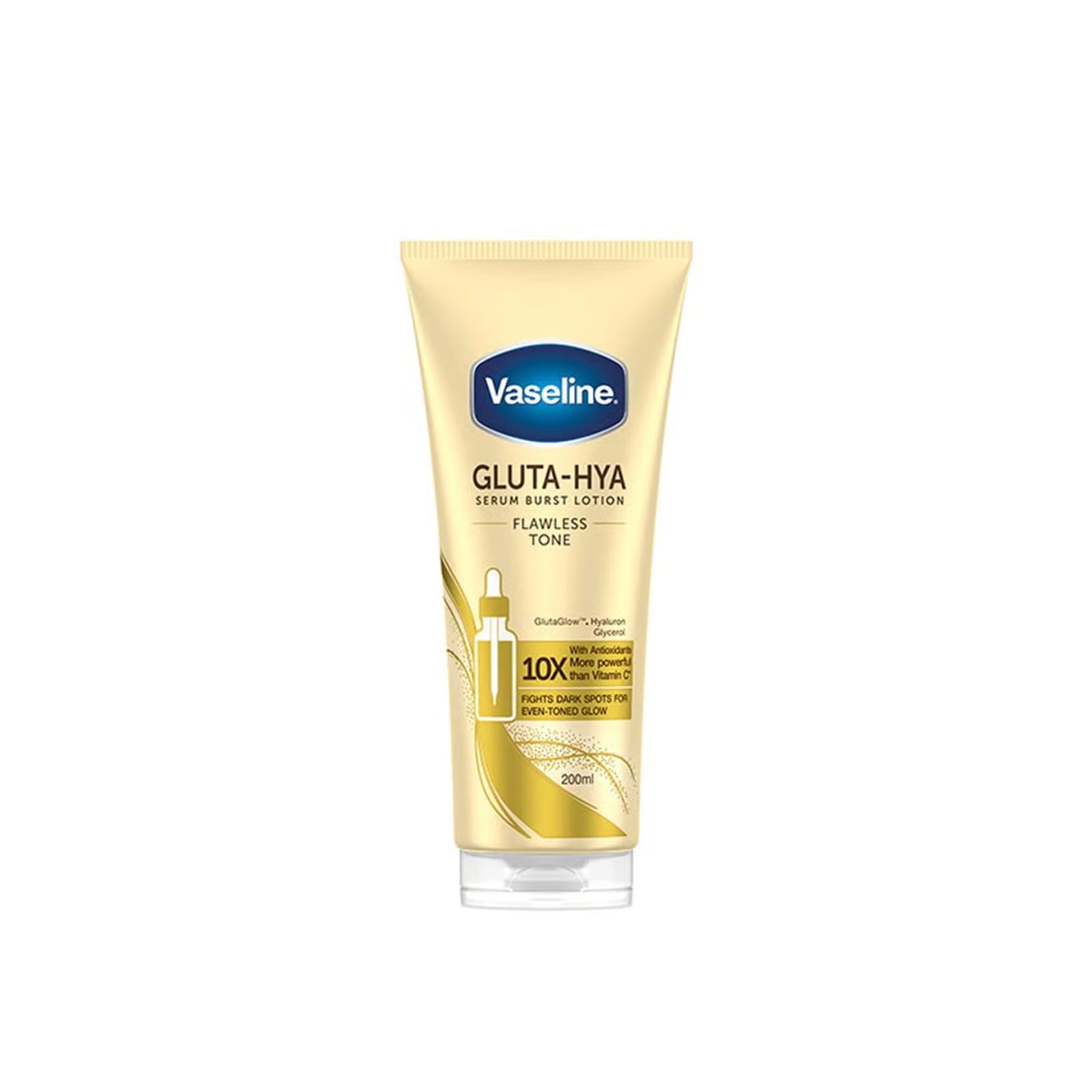 Vaseline Gluta-Hya Flawless Tone Serum Burst Lotion 200ml L