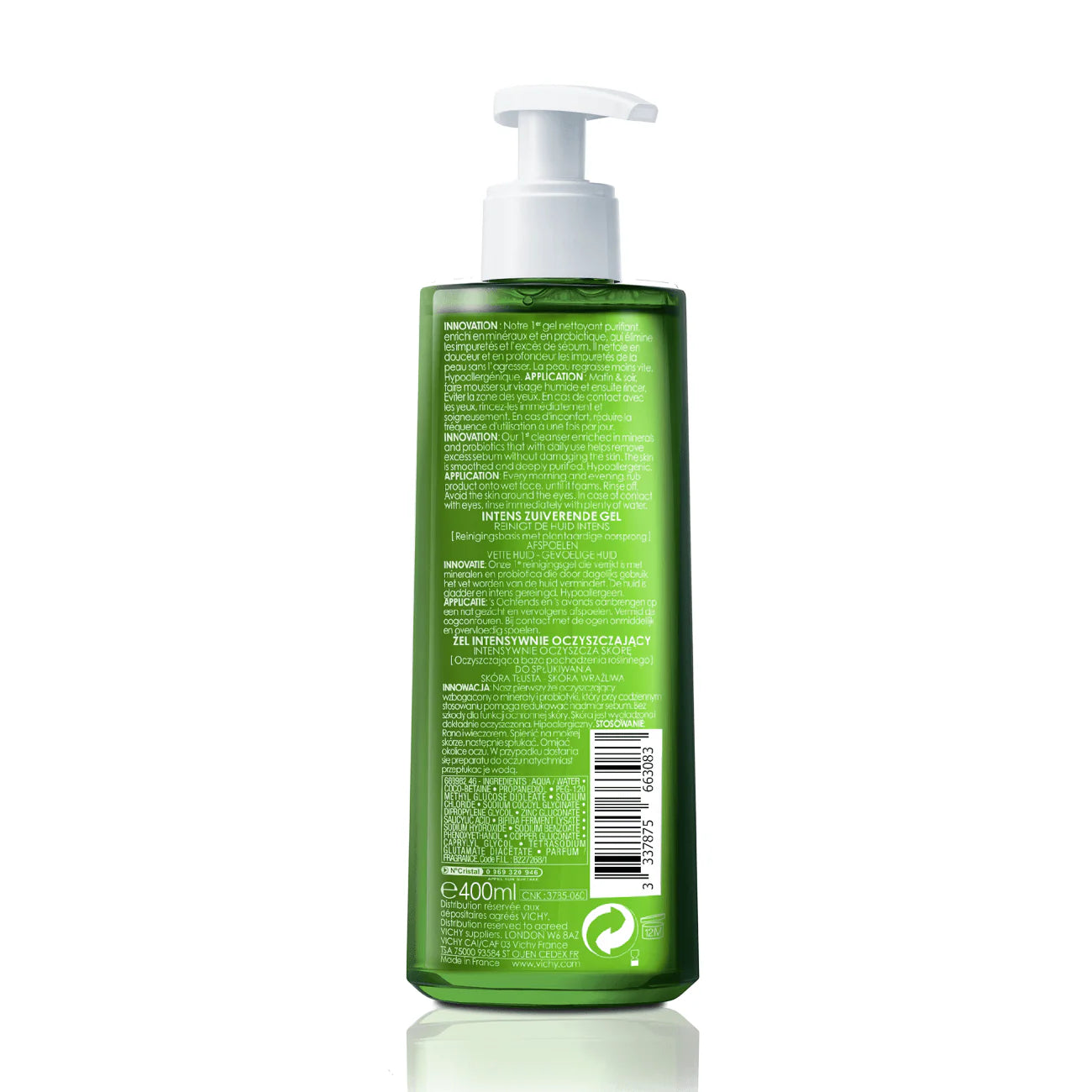Vichy Normaderm Phytosolution Intensive Purifying Gel 400ML