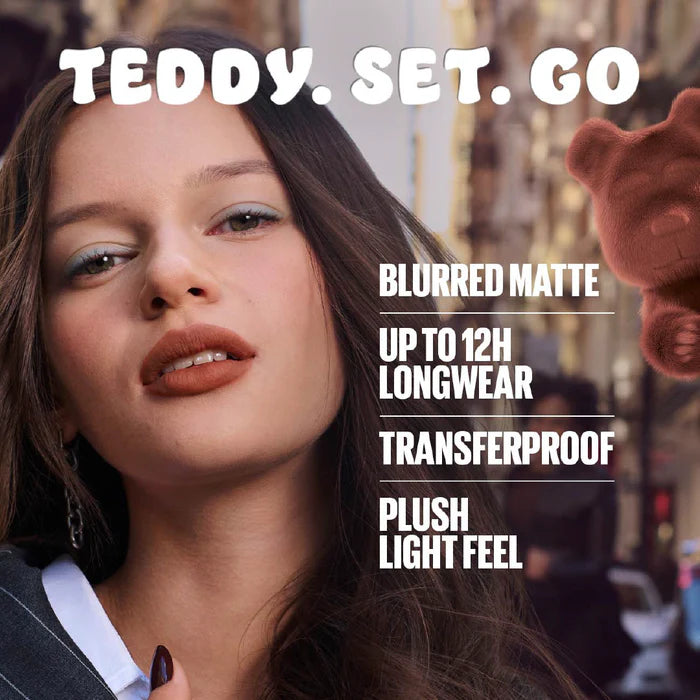 Maybelline Super Stay Teddy Tint Soft Blurred Matte Lip Tint | 12h Longwear, Transfer proof